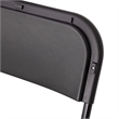 Spacious & Contoured Commercial Wide & Tall Black Plastic Folding Chairs-4 Pack
