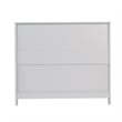 Classic Sideboard and Buffet Cabinet with Open and Closed Storage - Gray