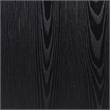 Classic Sideboard and Bar Cabinet with Open and Closed Storage - Black