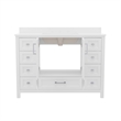 48 Inch Bathroom Vanity with Sink Storage Cabinet and 9 Drawers in White