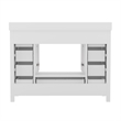 48 Inch Bathroom Vanity with Sink Storage Cabinet and 9 Drawers in White
