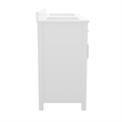 60 Inch Bathroom Vanity with 2 Sinks 2 Storage Cabinets and 6 Drawers in White