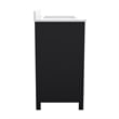 36 Inch Bathroom Vanity with Undermount Sink Cabinet and Drawer in Black
