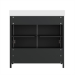 36 Inch Bathroom Vanity with Undermount Sink Cabinet and Drawer in Black