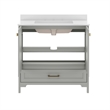 36 Inch Bathroom Vanity with Undermount Sink Cabinet and Drawer in Gray