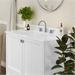 36 Inch Bathroom Vanity with Undermount Sink Cabinet and Drawer in White