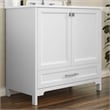 36 Inch Bathroom Vanity with Undermount Sink Cabinet and Drawer in White