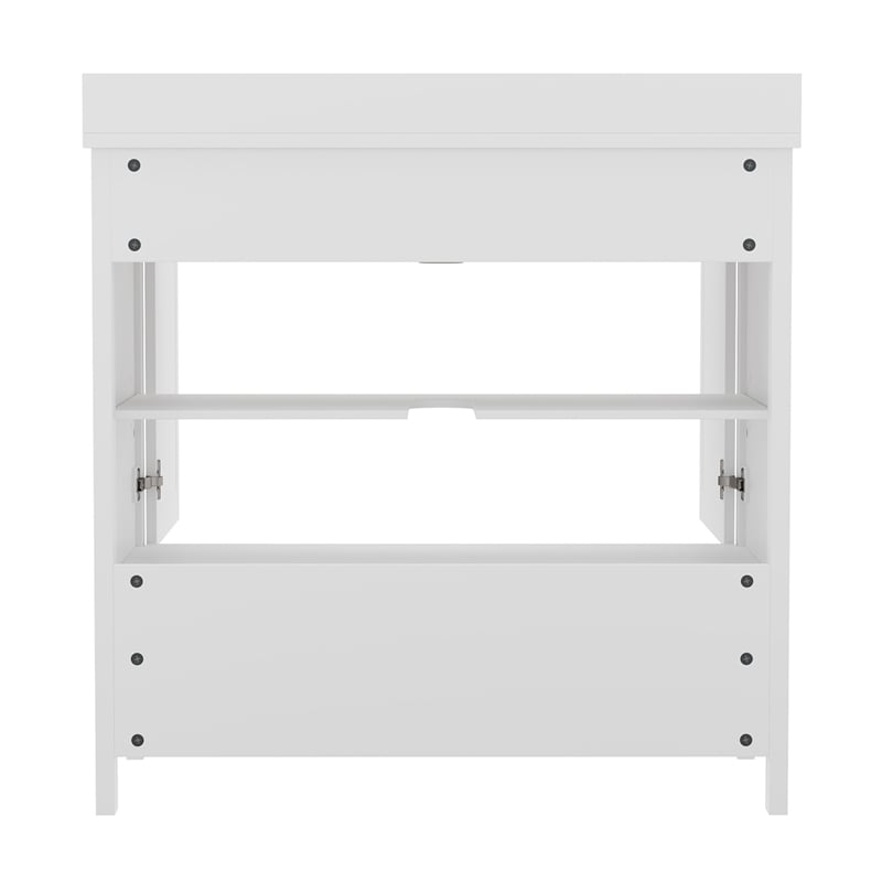 36 Inch Bathroom Vanity with Undermount Sink Cabinet and Drawer in White