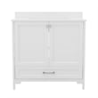 36 Inch Bathroom Vanity with Undermount Sink Cabinet and Drawer in White
