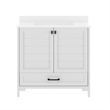 36 Inch Bathroom Vanity with Undermount Sink Cabinet and Drawer in White