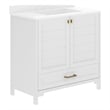 36 Inch Bathroom Vanity with Undermount Sink Cabinet and Drawer in White