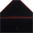 Glass Front Flag Display Case with Certificate Holder-Fits 3x5 Flag-Dark Brown