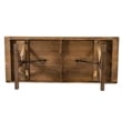 Solid Pine Farm Dining Table with X-Style Legs in Antique Rustic - 7' x 40