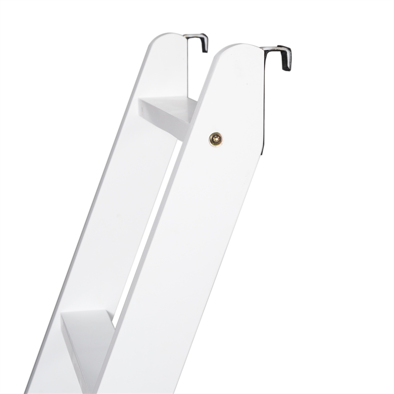 Twin Over Full Convertible Slatted Solid Wood Bunk Bed Frame for Kids in White