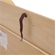 Kid Friendly Wooden Bookshelf in Natural Finish with 3 Display Shelves