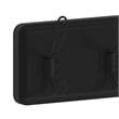 Vintage Wall Mounted Coat Rack with 5 Coat Hooks in Black Finish