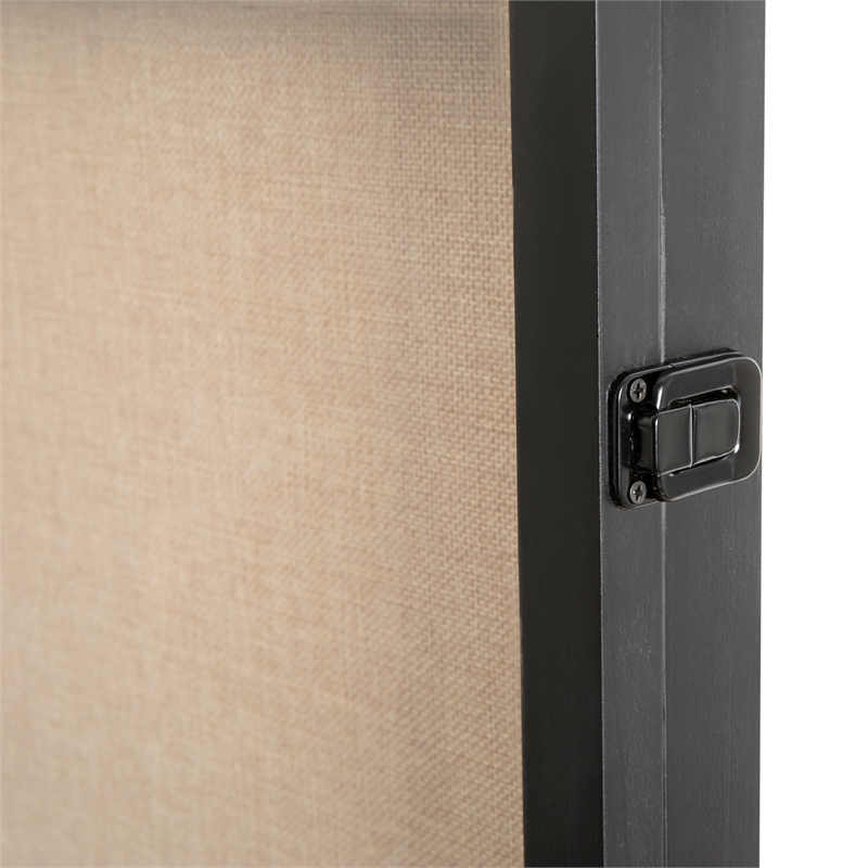 Solid Pine Black Shadow Display Case with Linen Liner - 18 x 24