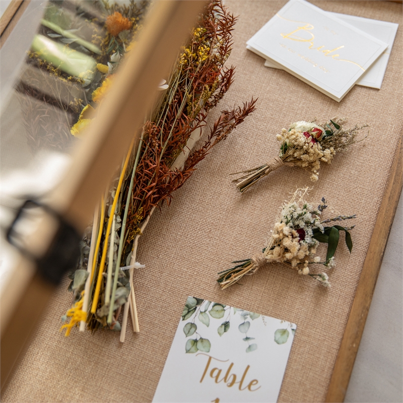 Solid Pine Weathered Brown Shadow Display Case with Linen Liner - 18 x 24
