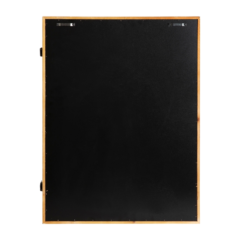 Solid Pine Weathered Brown Shadow Display Case with Linen Liner - 18 x 24