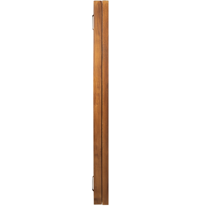 Wooden Jersey Display Case with Foam Board and Keyed Lock in Rustic Brown-24x36