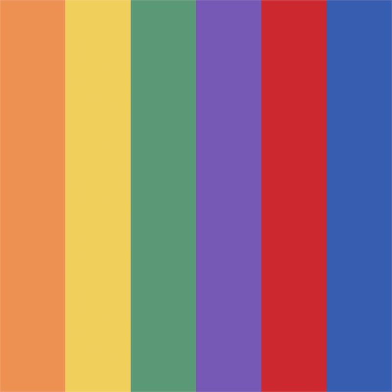 Commercial Plastic Classroom Floor Cushions with Handles-Primary Colors