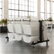 Flash Furniture Hawkins Black Heavy Duty Small Mobile Chair & Table Cart