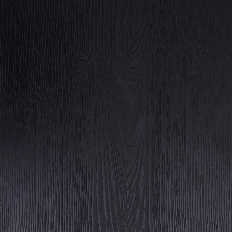 Indoor/Outdoor Backless Counter Stool with Poly Seat - Black/Black