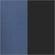 Commercial 7 Pc Outdoor Patio Dining Set with Glass Table and 6 Chairs - Navy