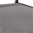 2 Pack Commercial Outdoor Flex Comfort Folding Chair with Metal Frame in Gray