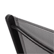 2 Pack Commercial Outdoor Flex Comfort Folding Chair with Metal Frame in Gray