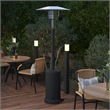 Outdoor Patio Heater - Black - 7.5 Feet Round Steel Patio Heater - 40 000 BTU's