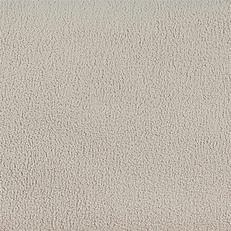 Convertible Tri-Fold Chair with Pillow and Hideaway Legs in Cream Boucle