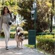 Mountable Locking Pull Out Pet Waste Bag Dispenser with Hand Sanitizer Bottle