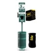Pet Waste Station-Pull Out Bag Dispenser-Sanitizer Bottle-Trash Can w/Lid-Green