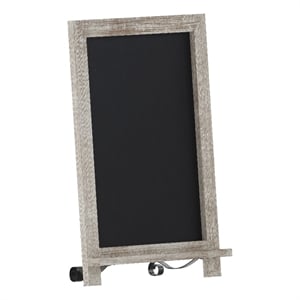 12&quot x 17&quot Freestanding Tabletop or Wall Mount Magnetic Chalkboard-Weathered