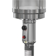 Outdoor Patio Heater -SLT Gray- 7.5 Feet Round Steel Patio Heater - 40 000 BTU's