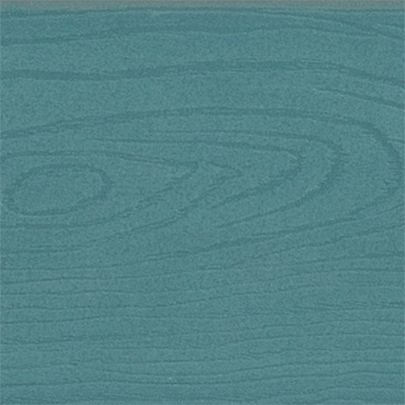 Set of 2 Poly Resin Adirondack Rocking Chairs with 1 Side Table in Sea Foam