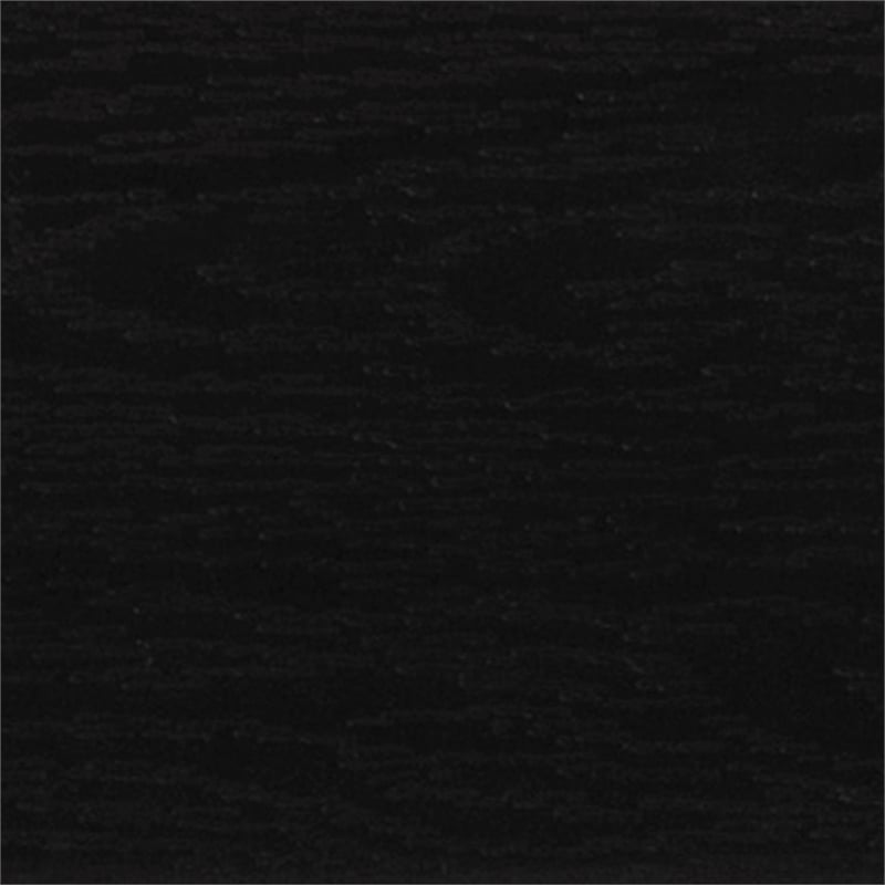 2 Black Modern Dual Slat Poly Resin Adirondack Rocking Chairs with 1 Side Table