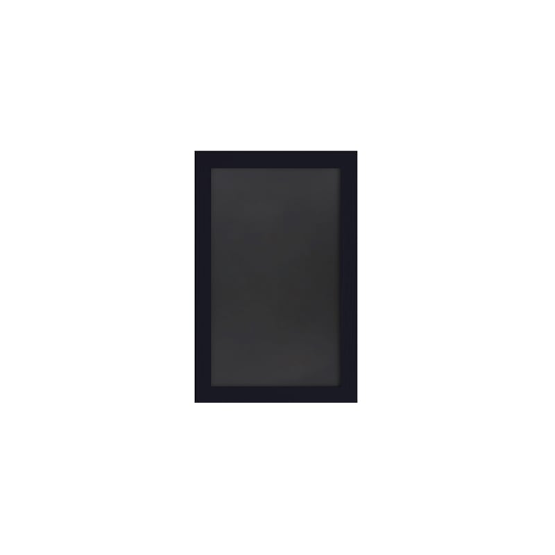Set of 10 Wall Mounted Magnetic Chalkboards in Black - 9.5