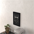 Set of 10 Wall Mounted Magnetic Chalkboards in Black - 9.5