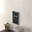 Set of 10 Wall Mounted Magnetic Chalkboards in Rustic Gray - 9.5
