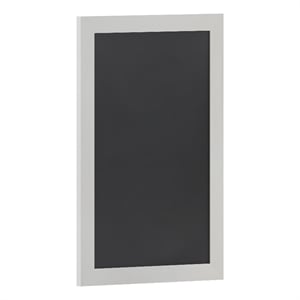 20&quot x 30&quot Wall Mounted Magnetic Chalkboard with Wooden Frame -White