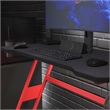 Full Desktop Anti-Slip Rubber Mouse Pad with Micro Weave Surface in Black