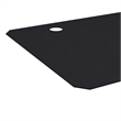 Full Desktop Anti-Slip Rubber Mouse Pad with Micro Weave Surface in Black
