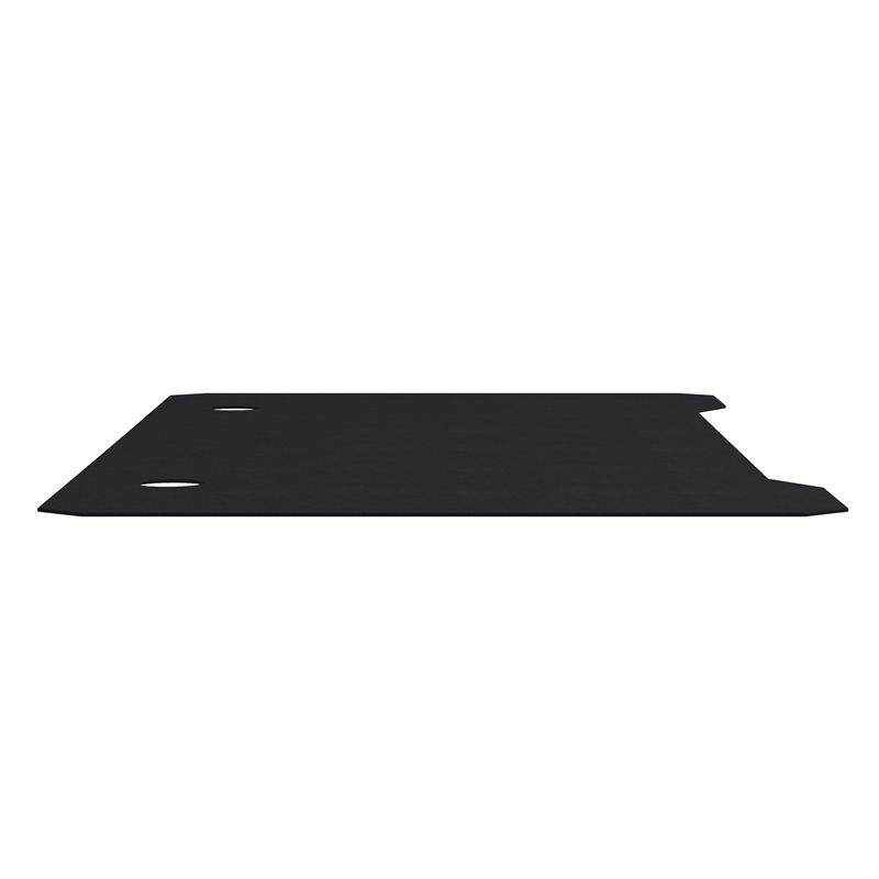 Full Desktop Anti-Slip Rubber Mouse Pad with Micro Weave Surface in Black