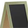 Indoor/Outdoor 40x20 Freestanding Green Wood A-Frame Magnetic Chalkboard