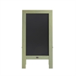 Indoor/Outdoor 40x20 Freestanding Green Wood A-Frame Magnetic Chalkboard