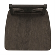 Commercial 360 Swivel Wood Counter Height Stool in Gray Wash Walnut