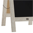 Weathered Wood A-Frame Magnetic Chalkboard Set-Markers Stencils and Magnets