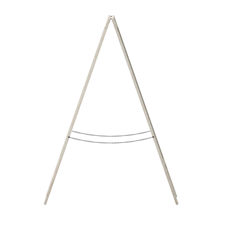 Weathered Wood A-Frame Magnetic Chalkboard Set-Markers Stencils and Magnets